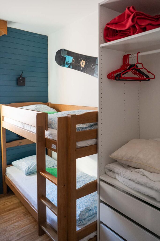 Chambre 3, lits superposés