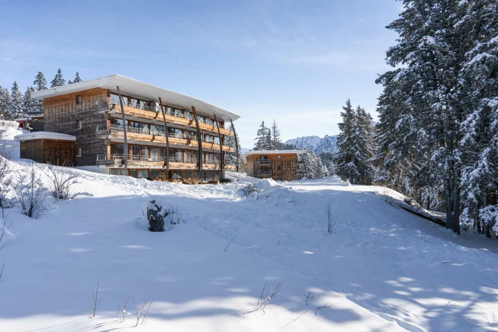 Vue d’ensemble des appartements au village du Bachat