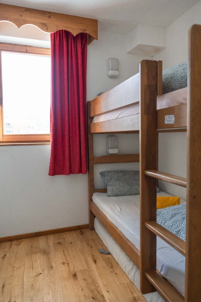 Chambre 3, lits superposés